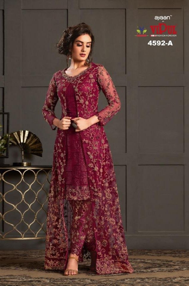 Bollywood Indian Heavy Anarkali Salwar Bridal Kameez Pakistani Dress Party  Suit - Skyview Fashion